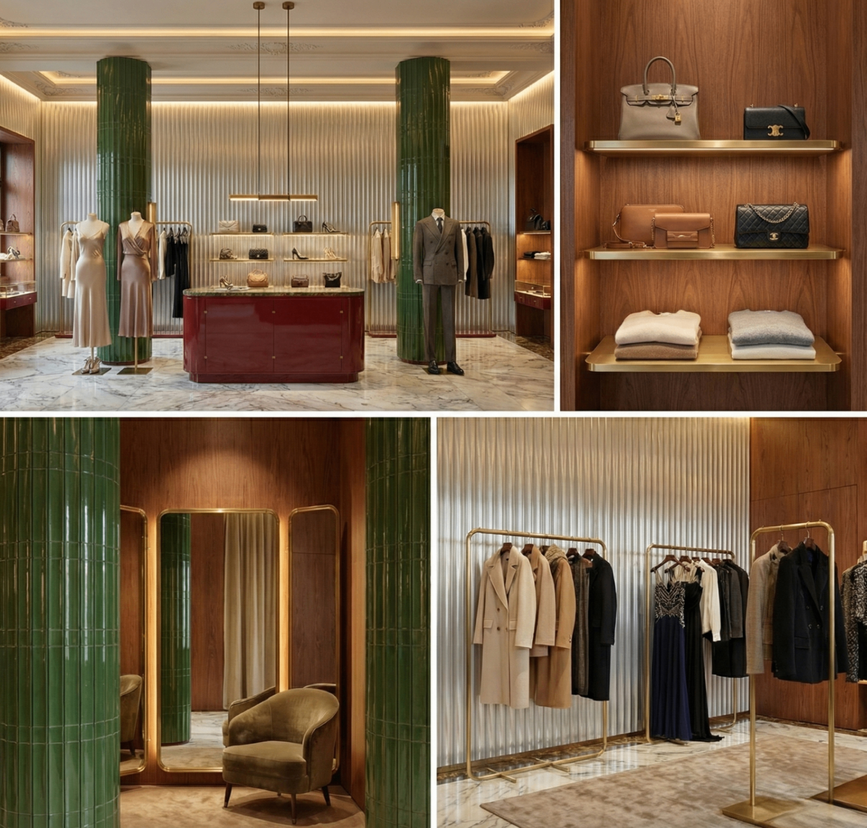 Luxury Boutique Moodboard | Interior Design Concept